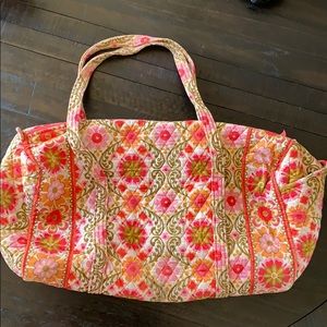 Vera Bradley Quilted Paisley Duffle Bag